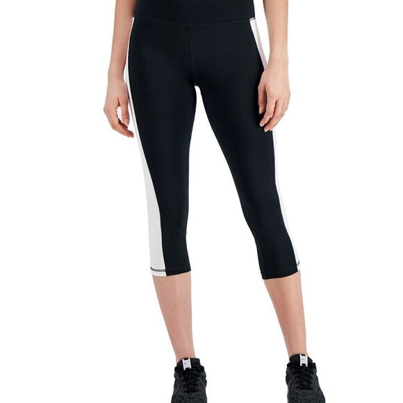 ✨ NWT Ideology Women’s Essentials Colorblocked Cropped Leggings – Size 2X - Picture 2 of 11